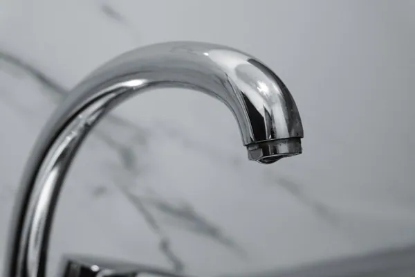 Limescale off taps and fittings