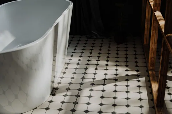Drains and grout lines