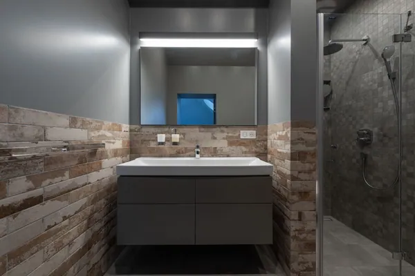 The guest bathroom