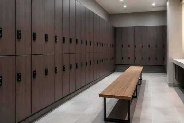 Changing rooms and restrooms