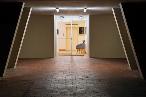 Entrance glass and doors