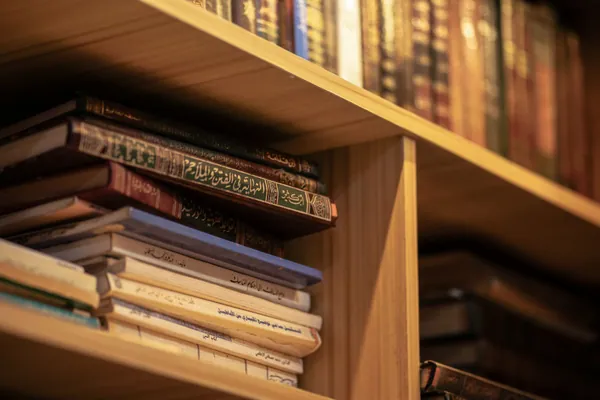Glass, doors and Qur'an shelves