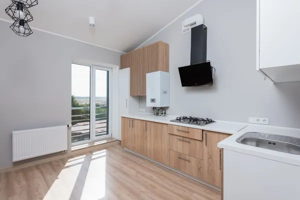 The whole kitchen