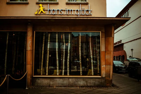 Shop front glass, both sides