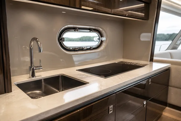 Galley and cooking area